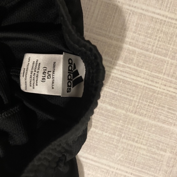 Lot of two boys athletic shortys jordan & Adidas size M and L 10-12 14-16 - Picture 3 of 6